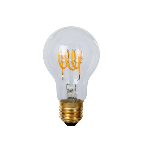 A60 Filamentlampe Durchmesser 6 cm LED dimmbar E27 1x4,9W 2700K transparent