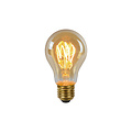 A60 Glühlampe Durchmesser 6 cm LED dimmbar E27 1x4,9W 2200K Bernstein