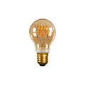 A60 Glühlampe Durchmesser 6 cm LED dimmbar E27 1x4,9W 2200K Bernstein