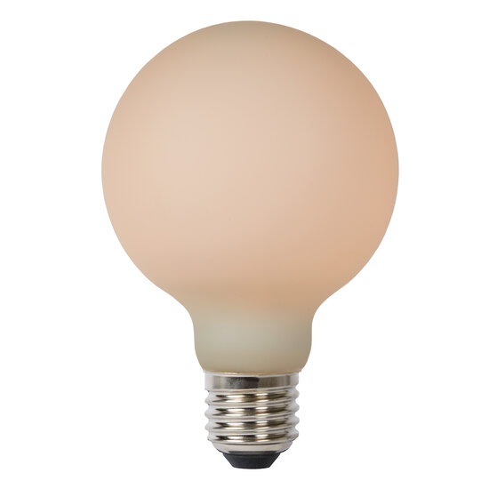 G80 filament lamp diameter 8 cm LED dimbaar E27 1x8W 2700K 3 StepDim opaal
