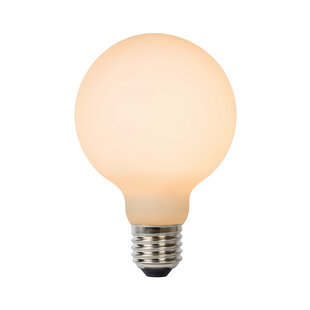 Lampe à filament G125 diamètre 12,5 cm LED dimmable E27 1x8W 2700K 3 StepDim opale