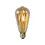 ST64 filament lamp diameter 6.4 cm LED dimmable E27 1x5W 2700K amber