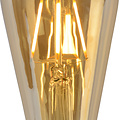 ST64 Glühlampe Durchmesser 6,4 cm LED dimmbar E27 1x5W 2700K bernsteinfarben