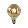G95-Glühlampe Durchmesser 9,5 cm LED dimmbar E27 1x5W 2700K Bernstein