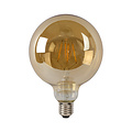 G125 filament lamp diameter 12,5 cm LED dimbaar E27 1x8W 2700K amber
