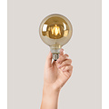 G125 filament lamp diameter 12.5 cm LED dimmable E27 1x8W 2700K amber