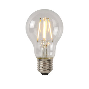 A60 Filamentlampe der Klasse B, Durchmesser 6,4 cm, LED dimmbar, E27, 1 x 7 W, 2700 K, transparent