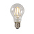 A60 Class B filament lamp diameter 6,4 cm LED dimbaar E27 1x7W 2700K transparant