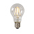 A60 Filamentlampe der Klasse B, Durchmesser 6,4 cm, LED dimmbar, E27, 1 x 7 W, 2700 K, transparent
