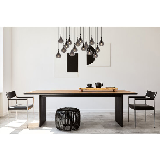 Rayner Hängelampe LED dimmbar G4 16x1,5W 3000K schwarz