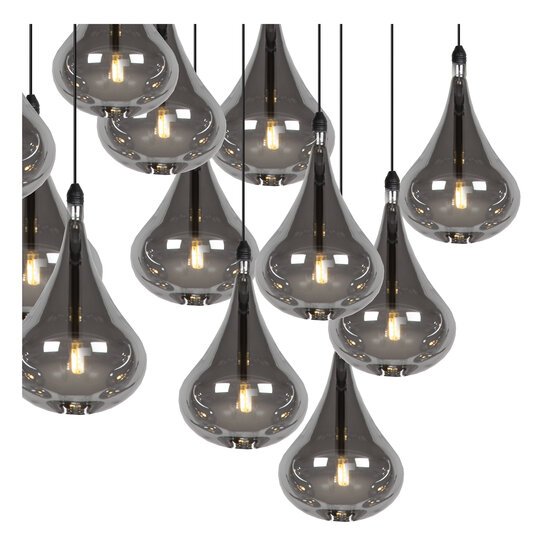 Rayner hanging lamp LED dimmable G4 16x1.5W 3000K black