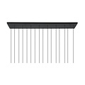 Rayner hanging lamp LED dimmable G4 16x1.5W 3000K black