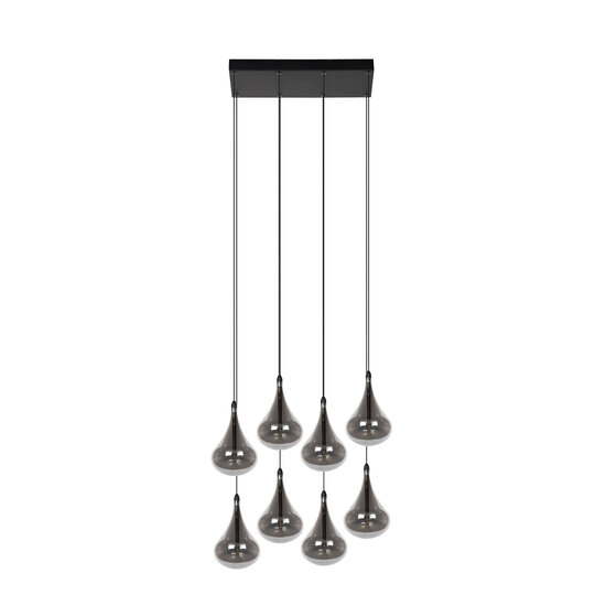 Rayner large hanging lamp LED dimmable G4 8x1.5W 3000K black