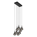 Rayner Lámpara colgante grande LED regulable G4 8x1,5W 3000K negro