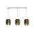 Lampe suspendue Pendulo 3xE27 chromée