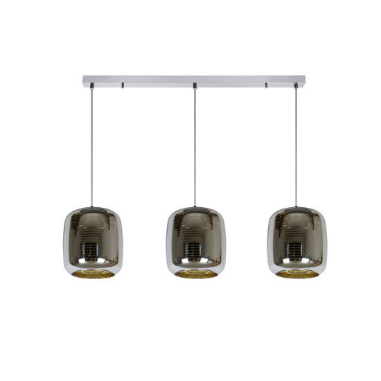 Lampe suspendue Pendulo 3xE27 chromée