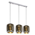Lampe suspendue Pendulo 3xE27 chromée