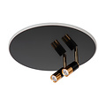 Cluedo ceiling lamp diameter 40 cm LED dimmable 2700K black chrome