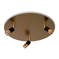 Cluedo large ceiling lamp diameter 48 cm LED dimmable 2700K matt gold brass