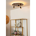 Cluedo large ceiling lamp diameter 48 cm LED dimmable 2700K matt gold brass