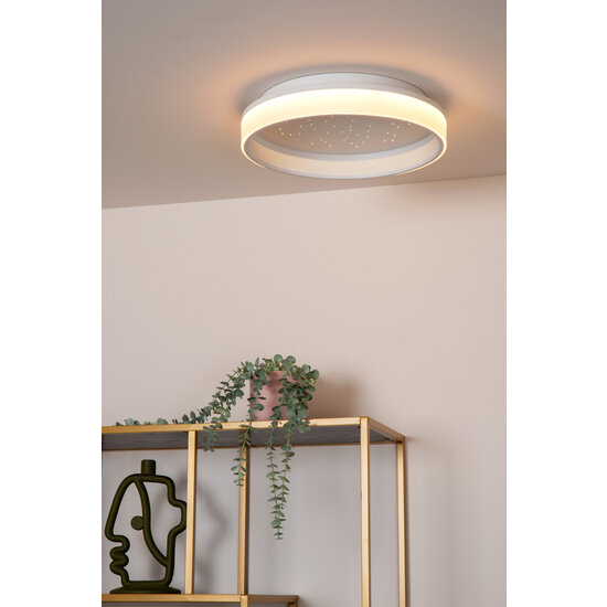 Cosmos weiße Deckenleuchte Durchmesser 40 cm LED dimmbar 2500K/3000K