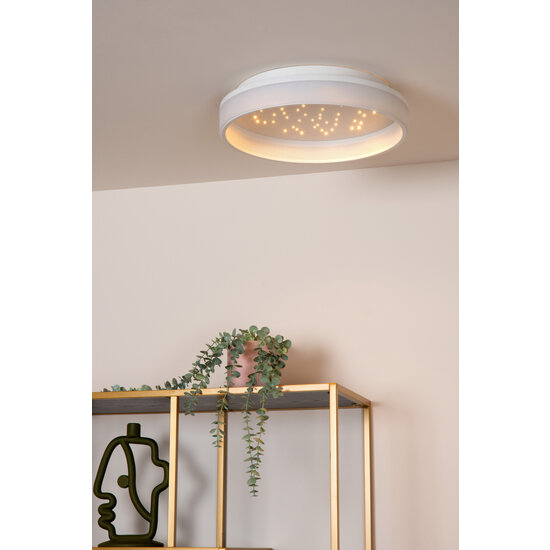 Cosmos weiße Deckenleuchte Durchmesser 40 cm LED dimmbar 2500K/3000K