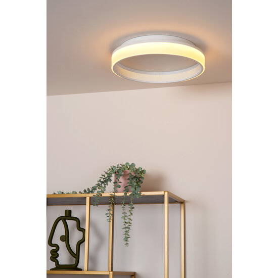 Cosmos weiße Deckenleuchte Durchmesser 40 cm LED dimmbar 2500K/3000K