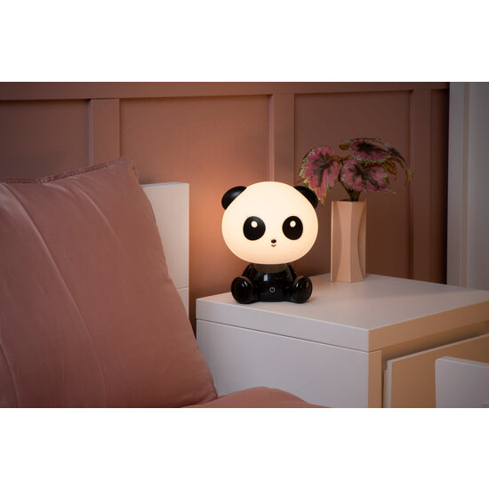 Panda table lamp children's room LED dimmable 1x3W 3 StepDim black