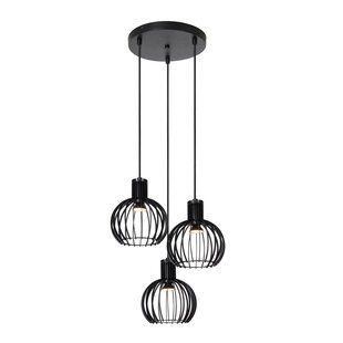Filla 3x E14 hanging lamp diameter 32 cm black