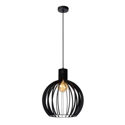 Filla belle suspension diamètre 35 cm 1xE27 noir