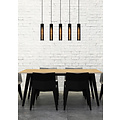 Lenny hanging lamp 5xE27 black