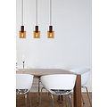 Doreo large hanging lamp diameter 20 cm 3xE27 amber