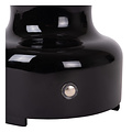 Jonas Lámpara de mesa recargable negra batería/batería LED regulable 1x2W 3000K 3 StepDim