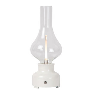 Jonas lampe de table rechargeable blanche batterie/batterie LED dimmable 1x2W 3000K 3 StepDim