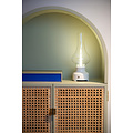 Jonas Lámpara de mesa recargable blanca pila/batería LED regulable 1x2W 3000K 3 StepDim