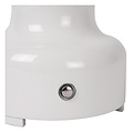 Jonas Lámpara de mesa recargable blanca pila/batería LED regulable 1x2W 3000K 3 StepDim