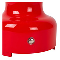 Jonas red rechargeable table lamp battery/battery LED dimmable 1x2W 3000K 3 StepDim