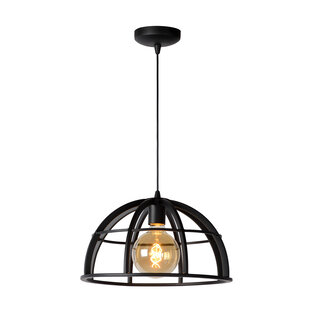 Kidra single hanging lamp diameter 40 cm 1xE27 black