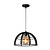 Kidra enkele hanglamp diameter 40 cm 1xE27 zwart