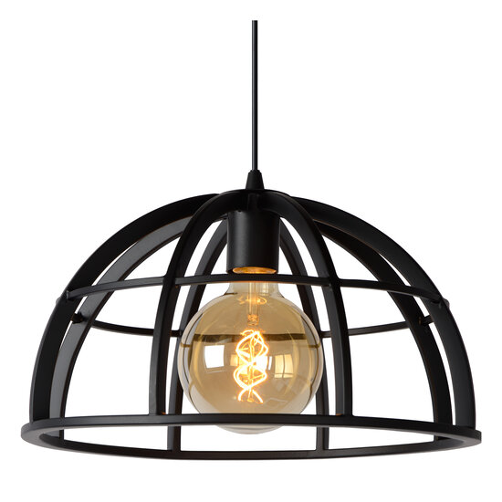 Kidra single hanging lamp diameter 40 cm 1xE27 black