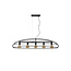 Kidra large hanging lamp 5xE27 black