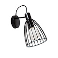 Marconi wandlamp 1xE27 zwart