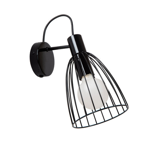 Applique Marconi 1xE27 noire