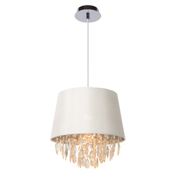 Luxo witte hanglamp diameter 30 cm 1xE27
