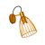 Marconi okergele wandlamp 1xE27