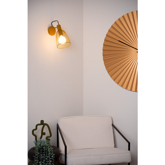 Marconi ocher yellow wall lamp 1xE27