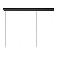 Lampe suspendue Zelda noire LED dimmable 4x4W 3000K