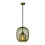 Lampe à suspension Montallo verte diamètre 25 cm 1xE27