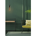 Lampe à suspension Lanzo diamètre 10 cm 1xE27 fumée