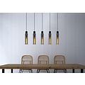 Lanzo smoked hanging lamp 5xE27 smoked